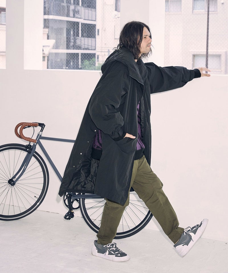 20%OFF【ADAM PATEK(アダムパテック)】looose hooded coat コート 