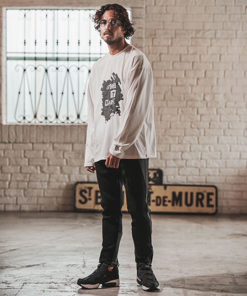 70%OFF【FACTOTUM(ファクトタム)】Graphic Design Print Long-sleeve T 