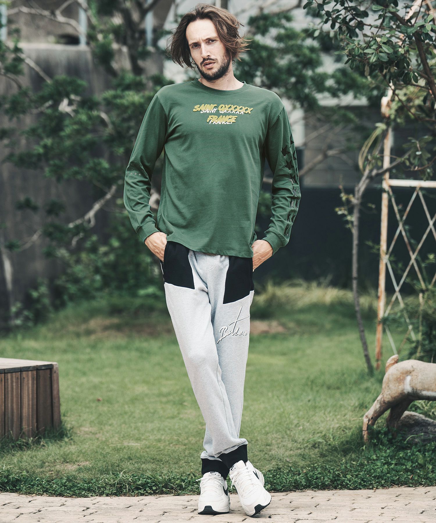 70%OFF【QWERTY(クワーティー)】Saint QXXXXX LS TEE Tシャツ(BB30005