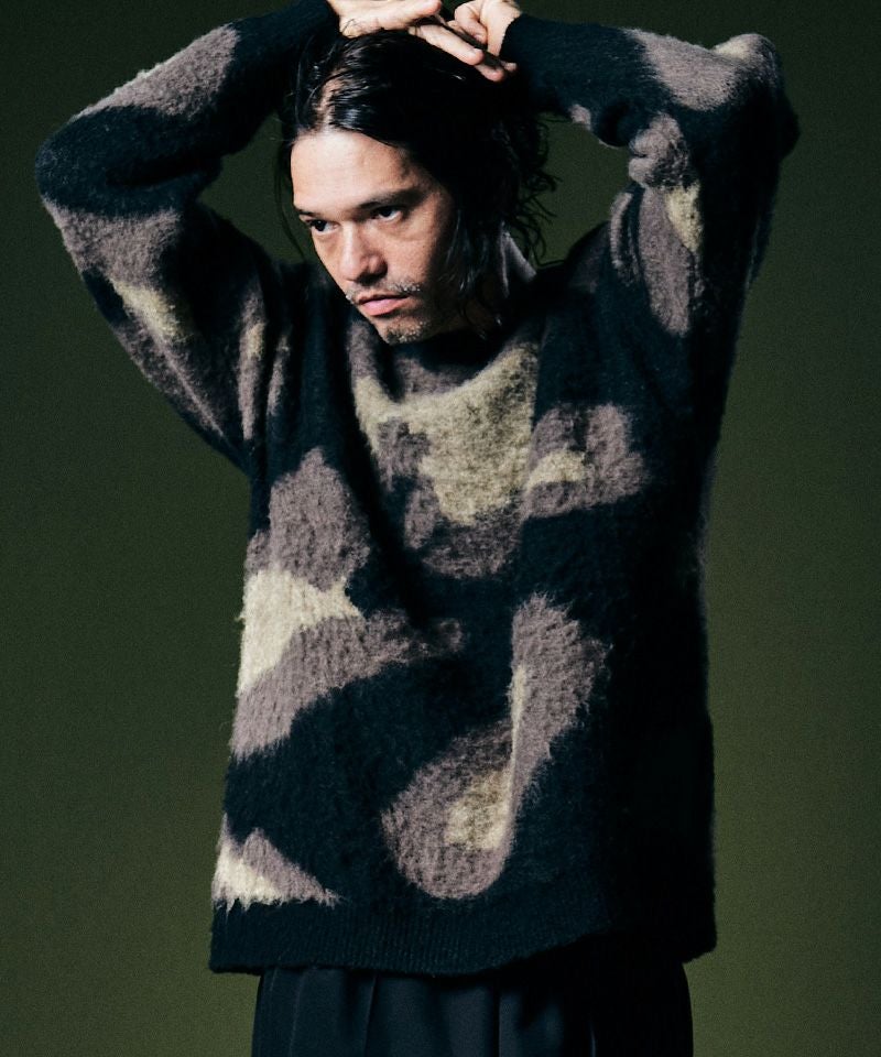 60%OFF【glamb(グラム)】Big Leopard Knit ビッグレオパードニット