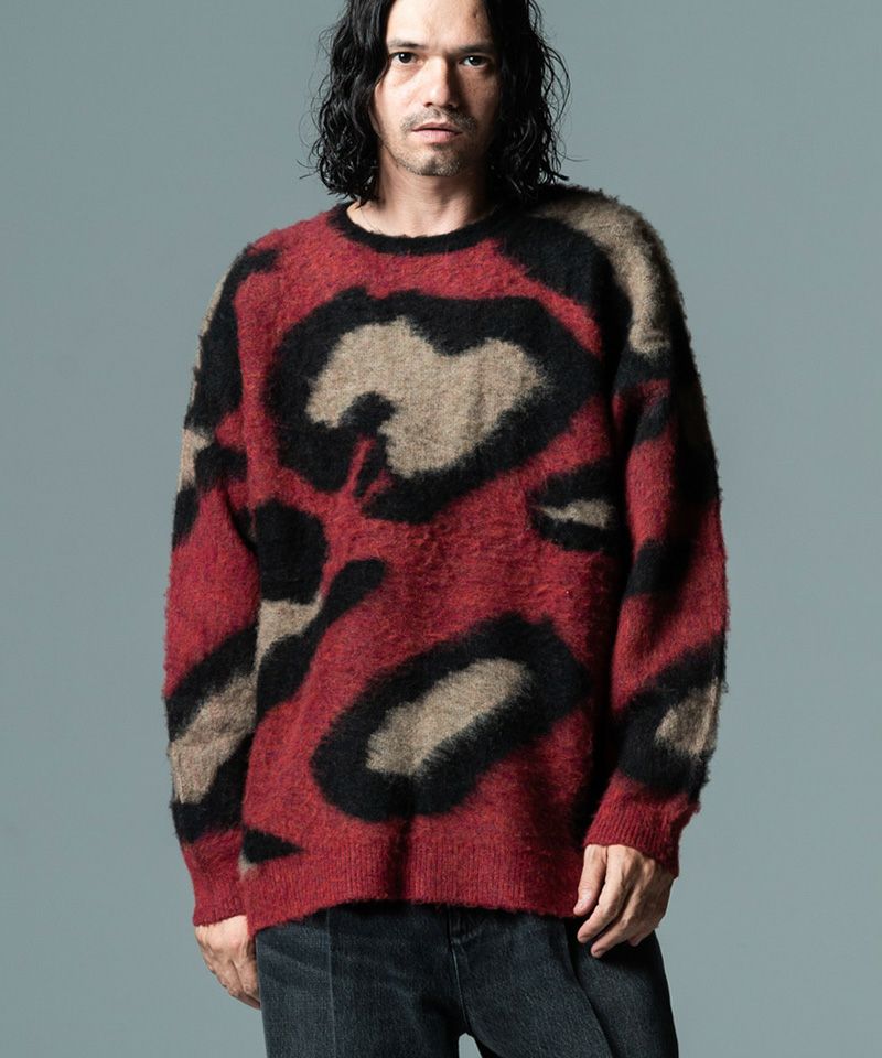 60%OFF【glamb(グラム)】Big Leopard Knit ビッグレオパードニット