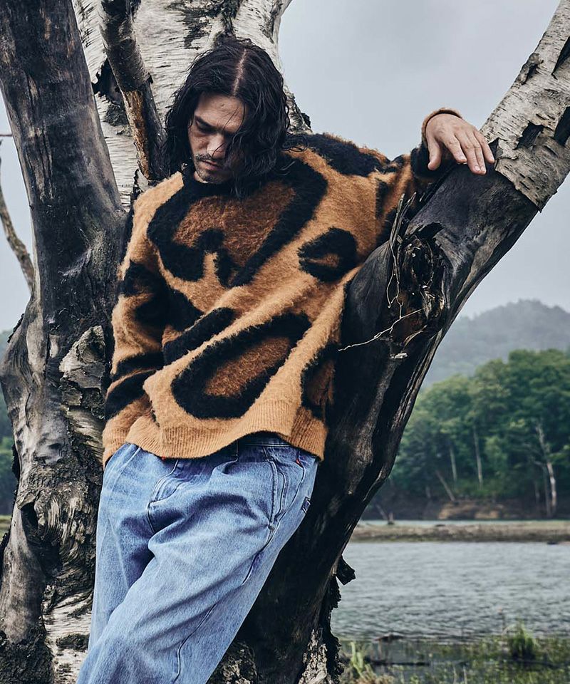 60%OFF【glamb(グラム)】Big Leopard Knit ビッグレオパードニット