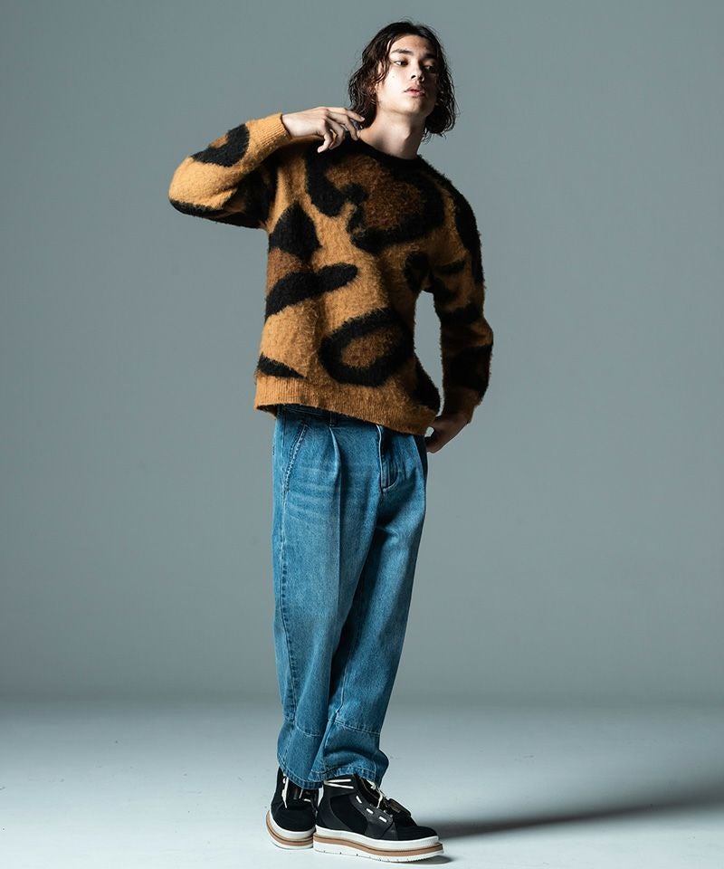 60%OFF【glamb(グラム)】Big Leopard Knit ビッグレオパードニット