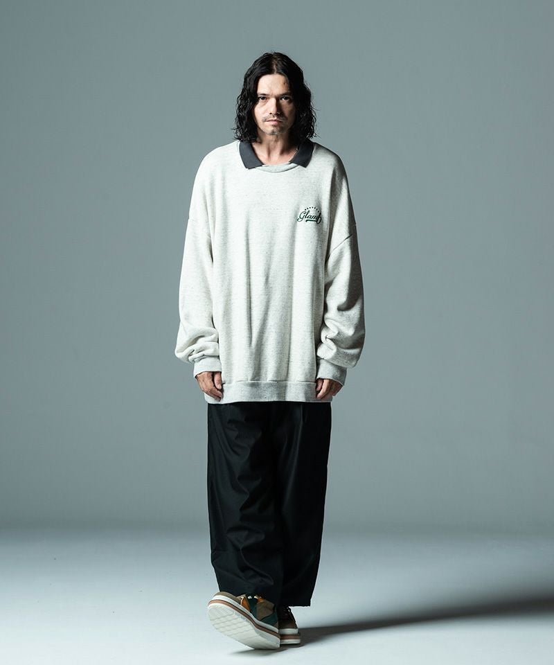 60%OFF【glamb(グラム)】Prep Collar Sweat スウェット プレップカラー