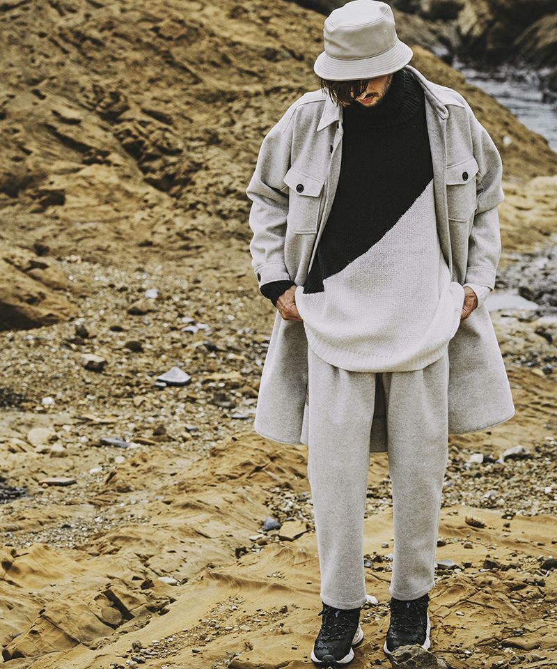 最終値下　Rich I 24ss　タックワイドカーゴトラウザー NO ID.（ノーアイディー） パンツ 「NO ID.」Cross Tuck Wide Trousers
