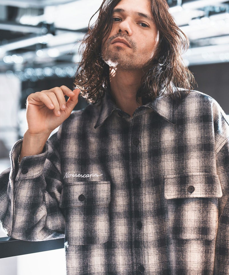 70%OFF【NOISESCAPE(ノイズスケープ)】Plaid CPO(Chief petty OFFicer 