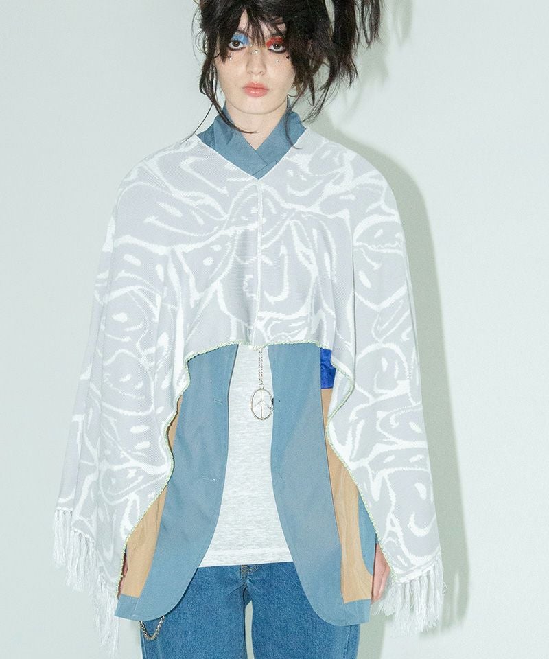 BODYSONG ポンチョ 80%OFF【BODYSONG.(ボディソング)】HIPPIEREVERSIBLEPONCHO ポンチョ
