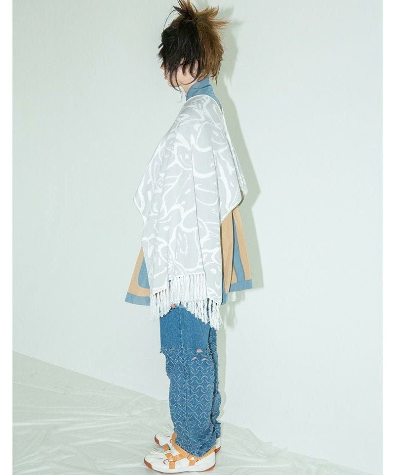 80%OFF【BODYSONG.(ボディソング)】HIPPIEREVERSIBLEPONCHO ポンチョ