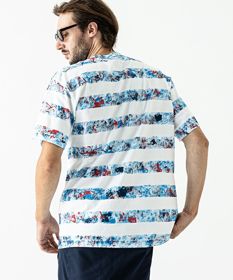 ACANTHUS★muta Hand Border Paint Tee ACANTHUS(アカンサス)】muta Paint Border Tee Tシャツ(MA2315