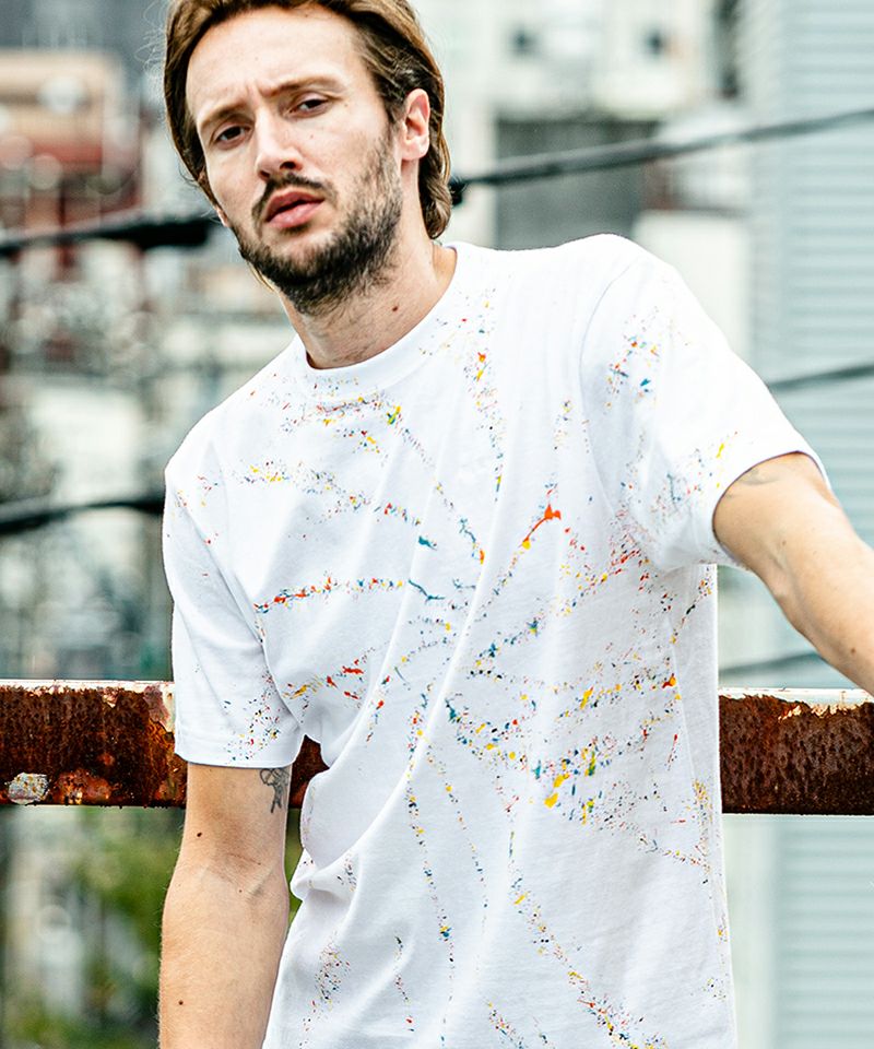 ACANTHUS(アカンサス)】 Spiral Splash Tee Tシャツ(CT2303) | CAMBIO 