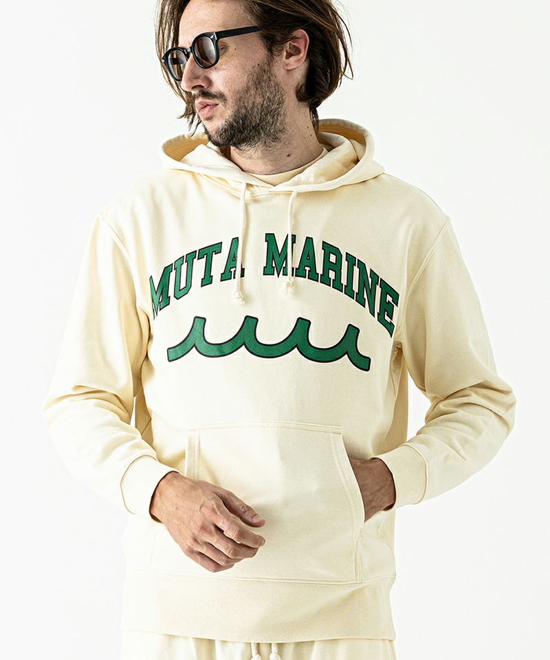 【ACANTHUS(アカンサス)】muta パーカー　XL ACANTHUS(アカンサス)】muta College Logo Hooded Sweatshirt パーカー