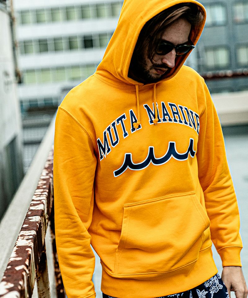 【ACANTHUS(アカンサス)】muta パーカー　XL ACANTHUS(アカンサス)】muta College Logo Hooded Sweatshirt パーカー