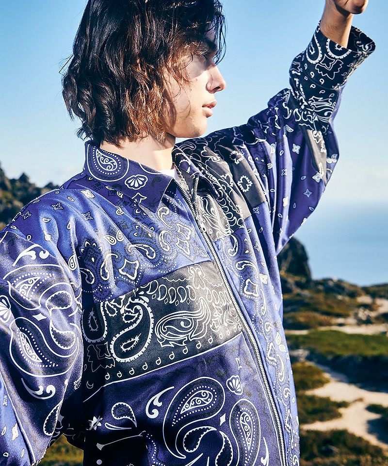 60%OFF【glamb(グラム)】Big Paisley Blouson ビッグペイズリー