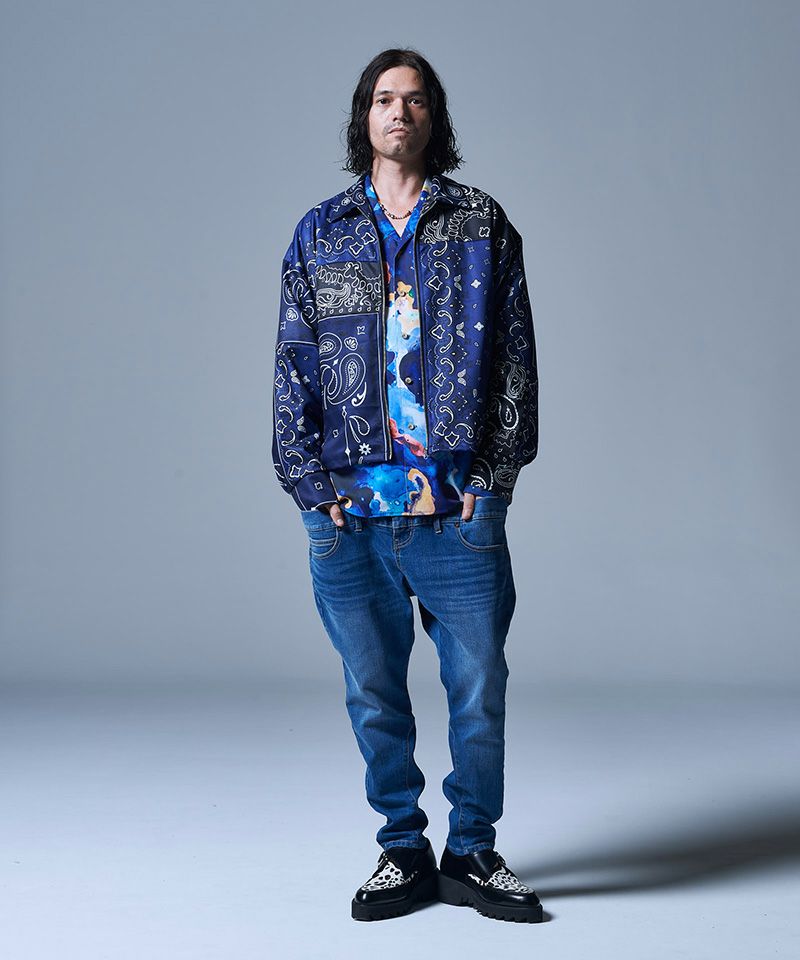 60%OFF【glamb(グラム)】Big Paisley Blouson ビッグペイズリー
