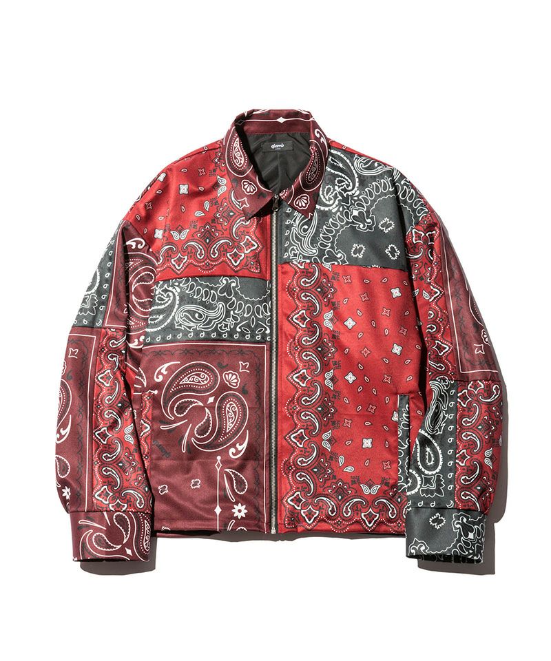 glamb コーデュロイジャケット　ペイズリー GB0425/JKT10 : Paisley Padded Jacket / ペイズリーパデッド