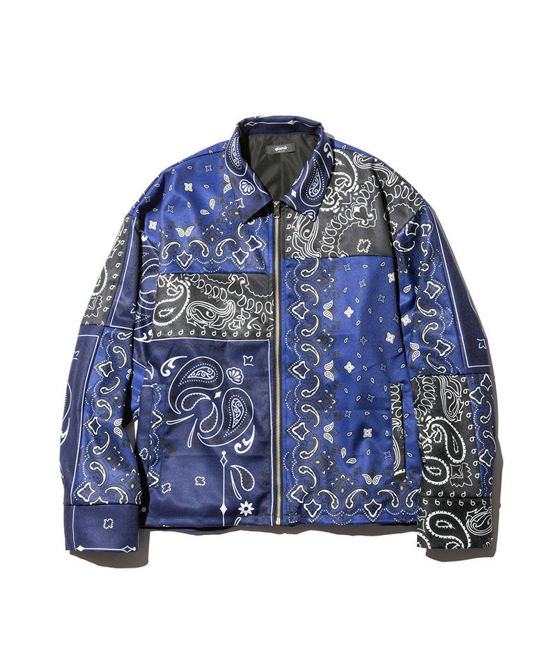 60%OFF【glamb(グラム)】Big Paisley Blouson ビッグペイズリー 