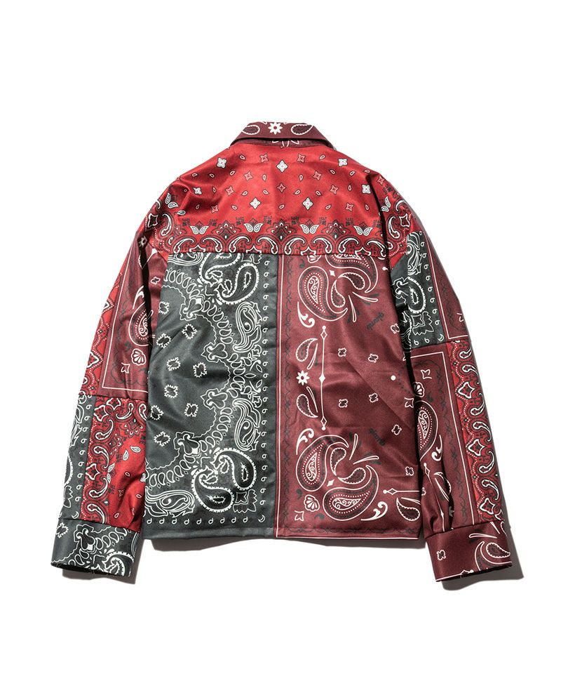 60%OFF【glamb(グラム)】Big Paisley Blouson ビッグペイズリー