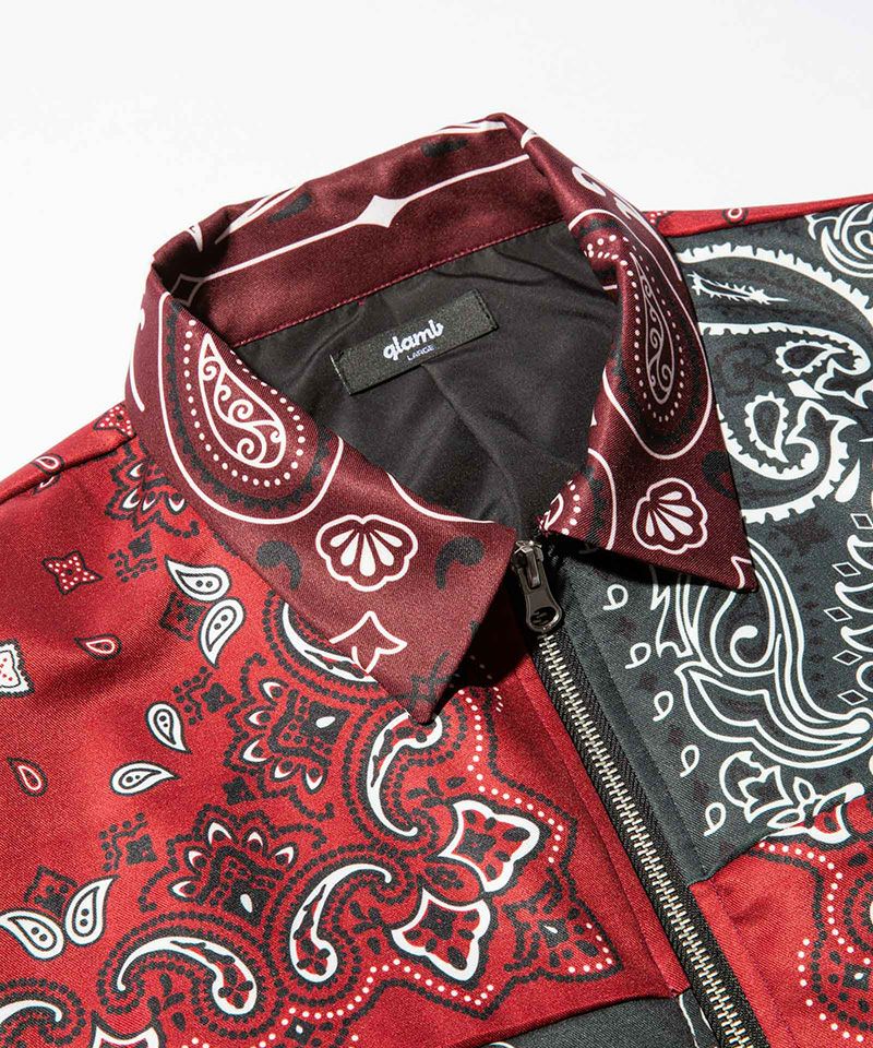 60%OFF【glamb(グラム)】Big Paisley Blouson ビッグペイズリー