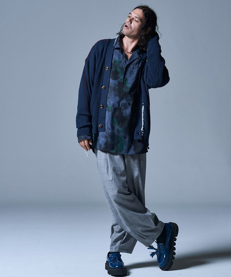 50%OFF【glamb(グラム)】Windowpane Easy Pants ウィンドウペーン