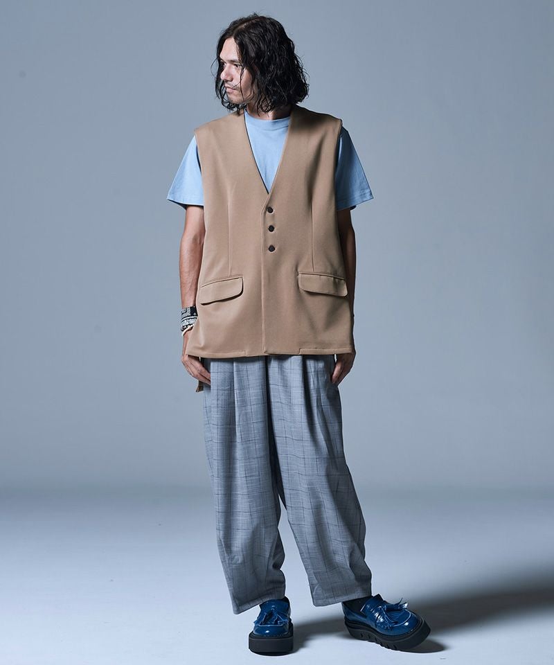 50%OFF【glamb(グラム)】Windowpane Easy Pants ウィンドウペーン
