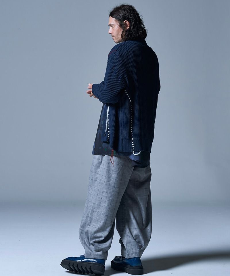 50%OFF【glamb(グラム)】Windowpane Easy Pants ウィンドウペーン