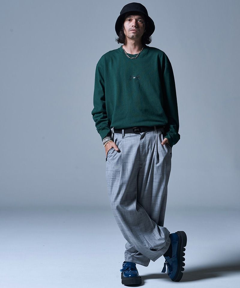 50%OFF【glamb(グラム)】Windowpane Easy Pants ウィンドウペーン