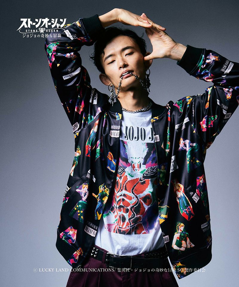 ReZARD×glamb コラボスカジャン glamb（グラム）の「Synth Leather Ska Jumper / シンセレザースカ