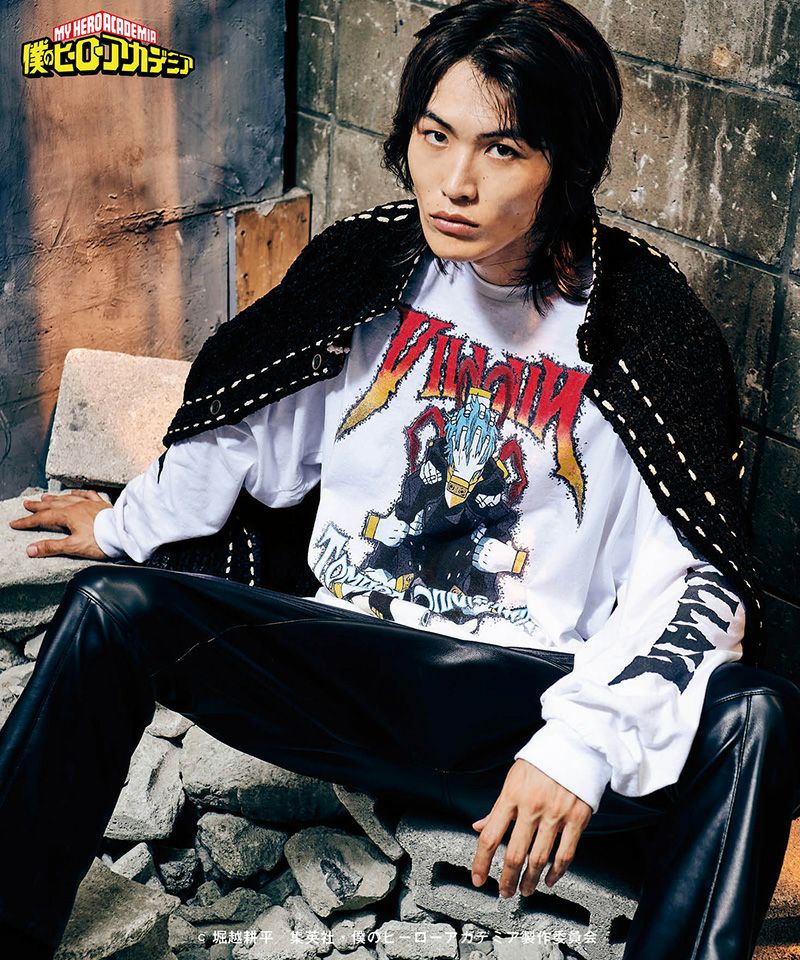 トムヤンク様限定 glamb(グラム)】Tomura Shigaraki Long Sleeves T トムラシガラキ