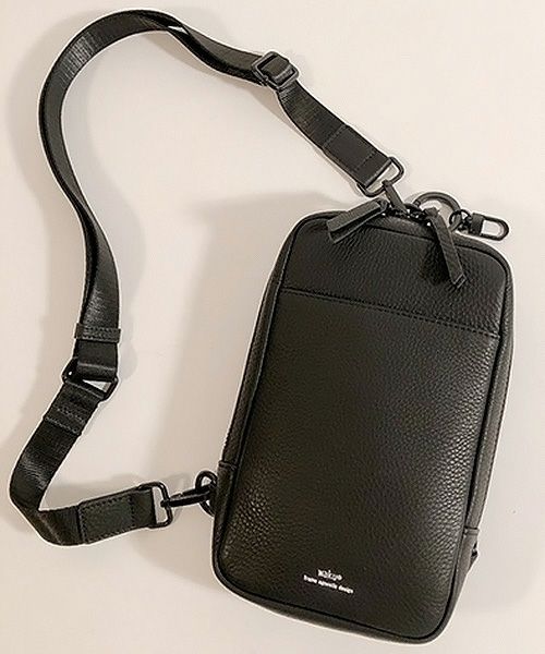 waku(ワク)】 『KURO Series』縦型ボディBAG バッグ(WK-0032) | CAMBIO