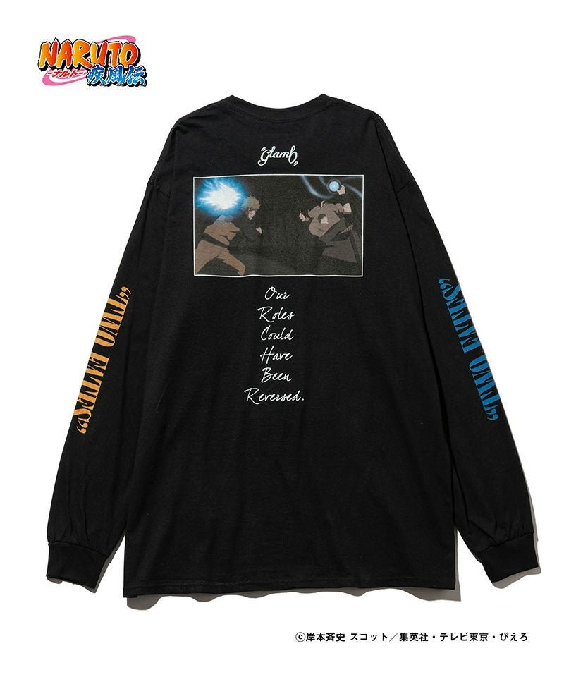 glamb(グラム)】Naruto vs Sasuke Long Sleeves T ナルトバーサス