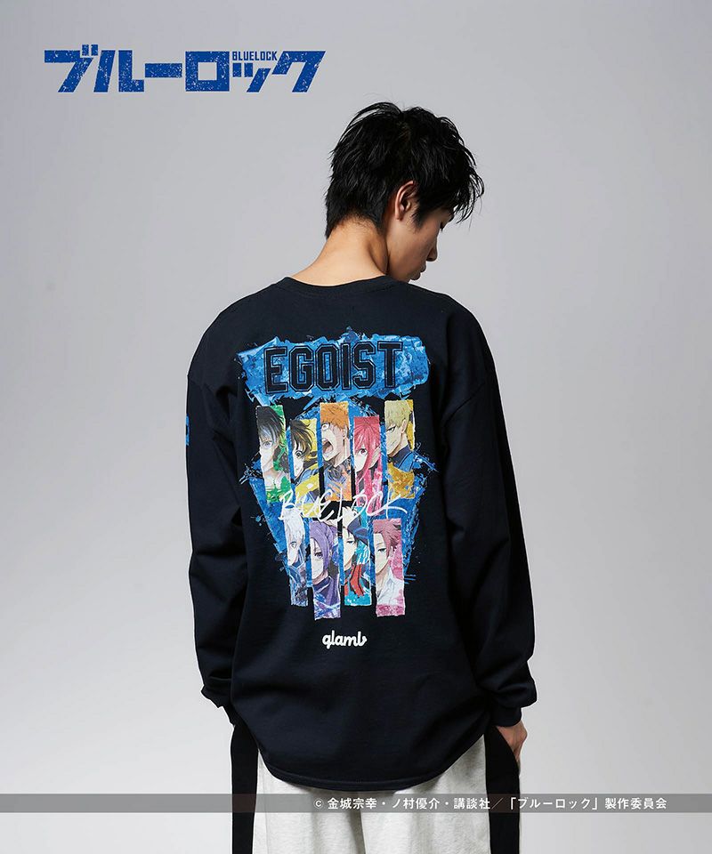 glamb(グラム)】 BLUELOCK Long Sleeves T ブルーロックロングスリーブ