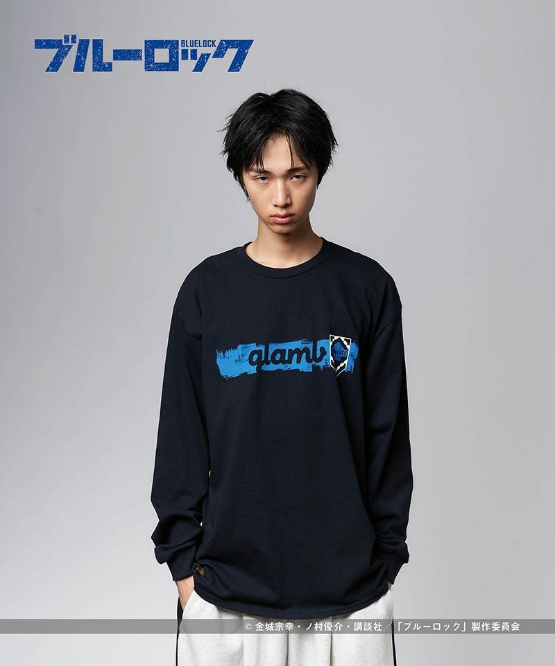 glamb(グラム)】 BLUELOCK Long Sleeves T ブルーロックロングスリーブ