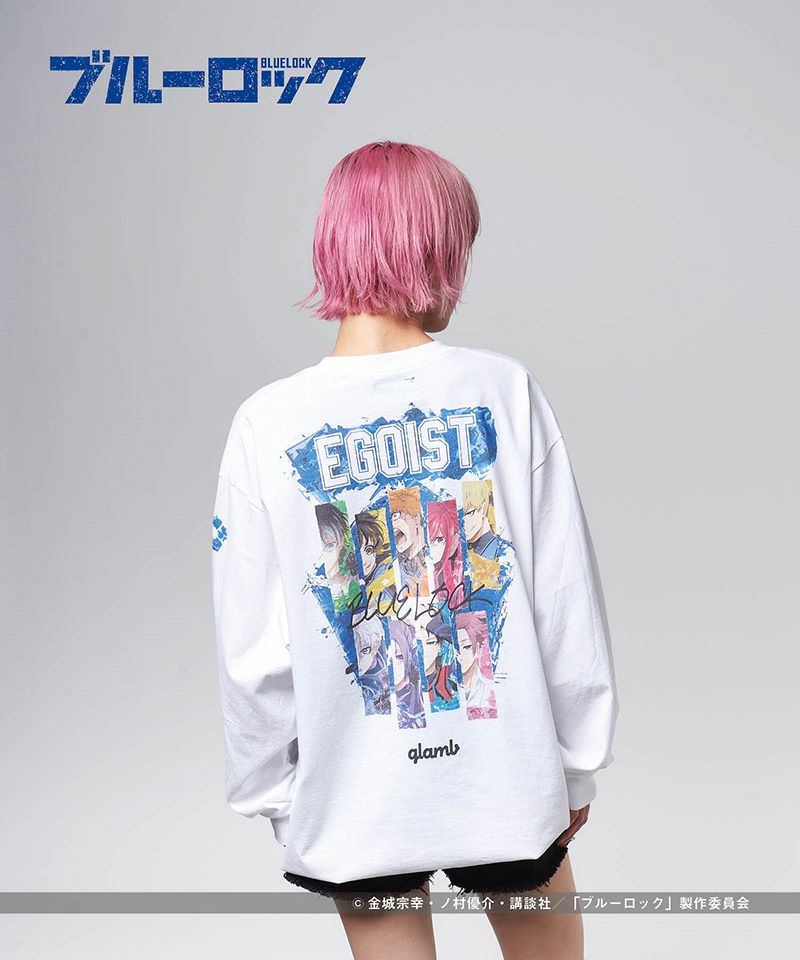 glamb(グラム)】 BLUELOCK Long Sleeves T ブルーロックロングスリーブ