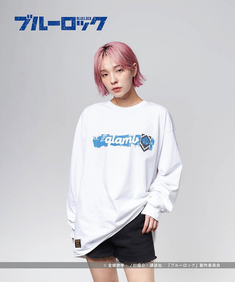 glamb(グラム)】 BLUELOCK Long Sleeves T ブルーロックロングスリーブ