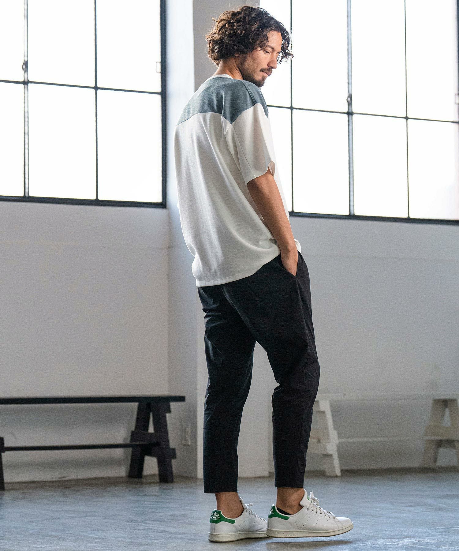 Magine(マージン)】STRETCH NYLON TAPERED PANTS テーパードパンツ(MGN