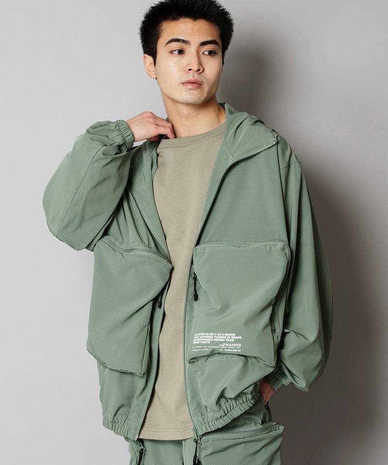 新品未使用SUPERJUNIOR SJ Market ブランケット C`MAN Zipped Parka: SJ02 | 天神ワークス