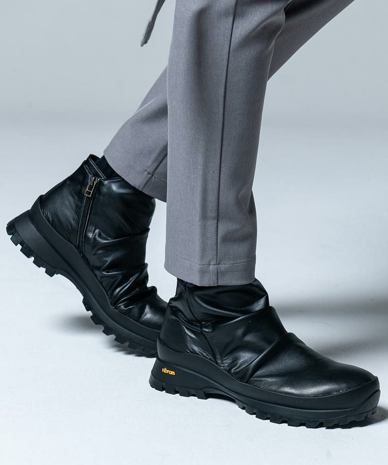 30%OFF【glamb(グラム)】Side Zip Drape Boots サイドジップドレープ