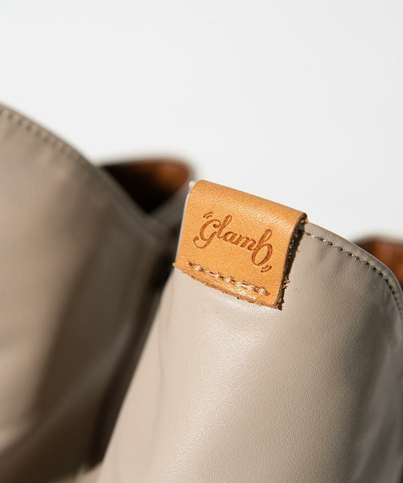 30%OFF【glamb(グラム)】Side Zip Drape Boots サイドジップドレープ
