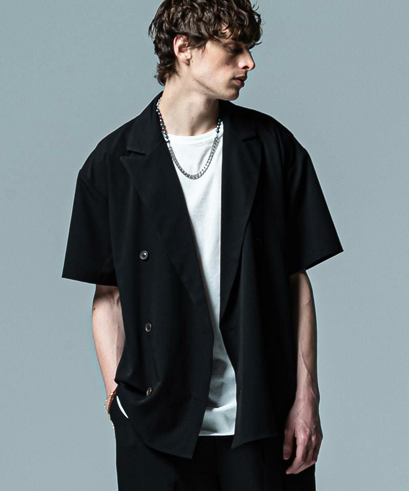 60%OFF【glamb(グラム)】Half Sleeves Double JKT ハーフスリーブ