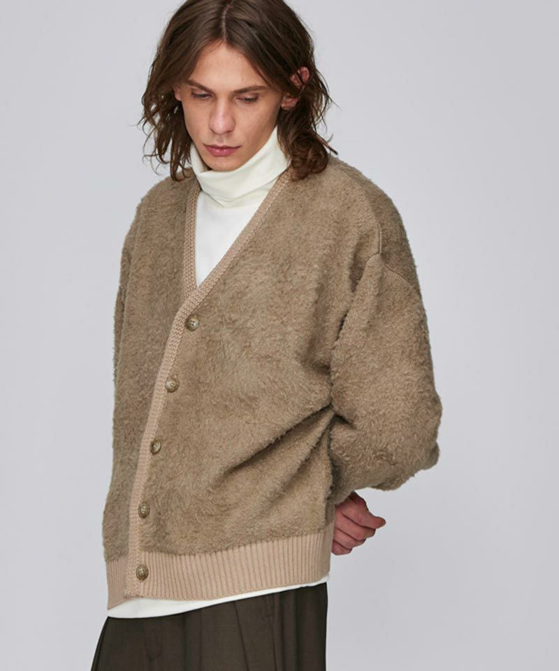 75%OFF【Iroquois (イロコイ)】C-BOUCLE BRUSH WASH CD カーディガン 