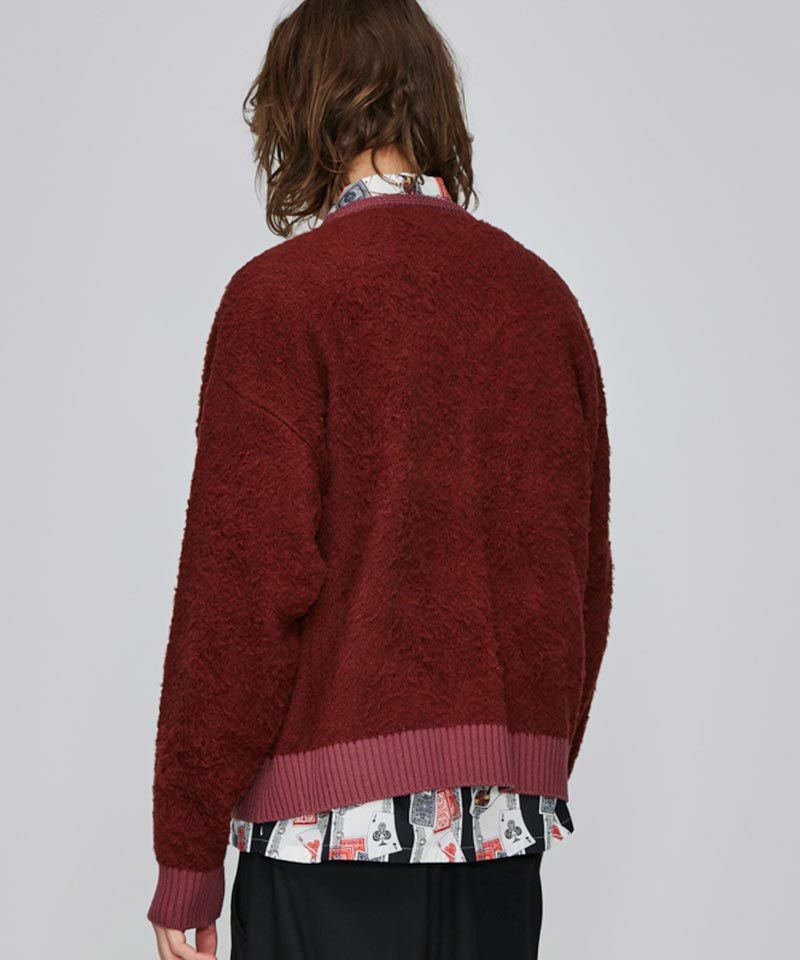 75%OFF【Iroquois (イロコイ)】C-BOUCLE BRUSH WASH CD カーディガン
