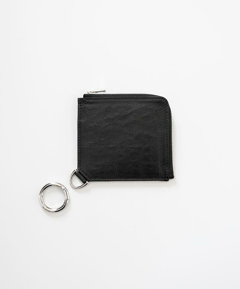 SENTI (センティ)】Dyneema（R） LeatherRING L ZIP WALLET 財布(3012