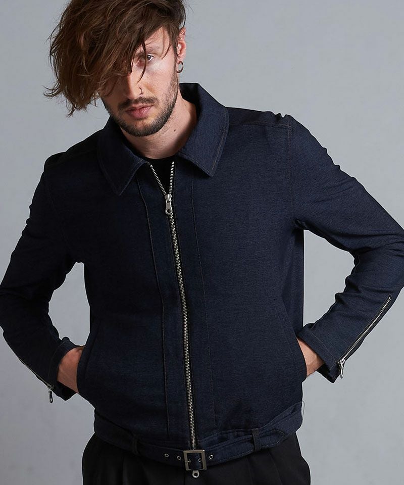 70%OFF【NO ID.(ノーアイディー)】ｼﾝｸﾞﾙﾗｲﾀﾞｰｽﾃﾞﾆﾑJKT ジャケット