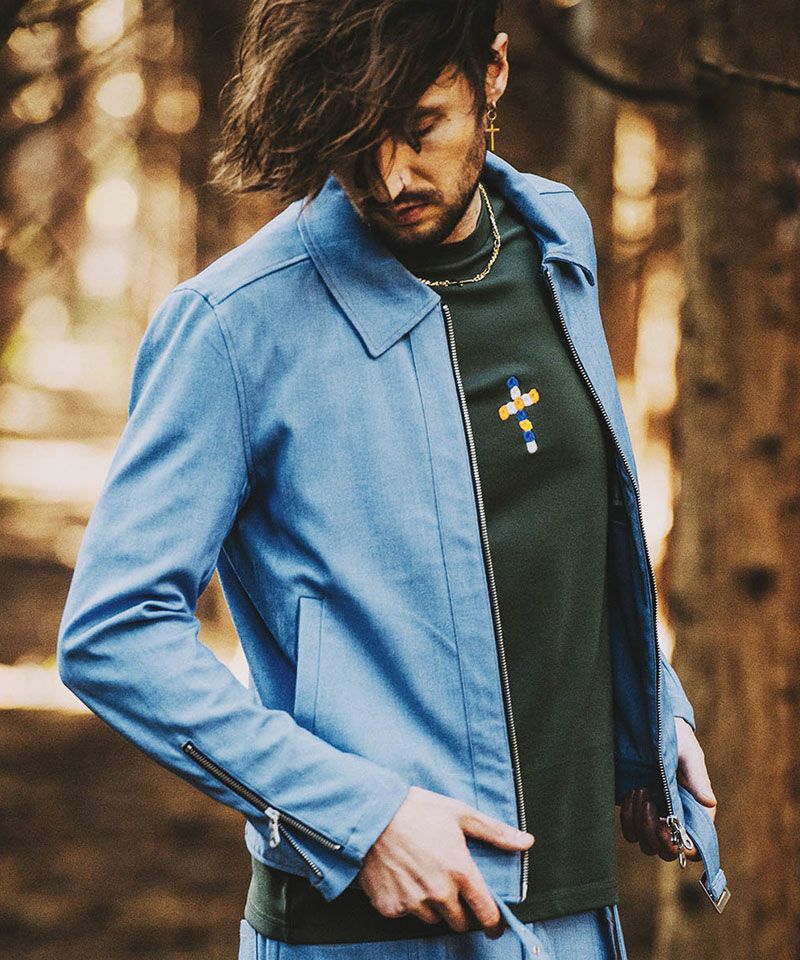 70%OFF【NO ID.(ノーアイディー)】ｼﾝｸﾞﾙﾗｲﾀﾞｰｽﾃﾞﾆﾑJKT ジャケット 