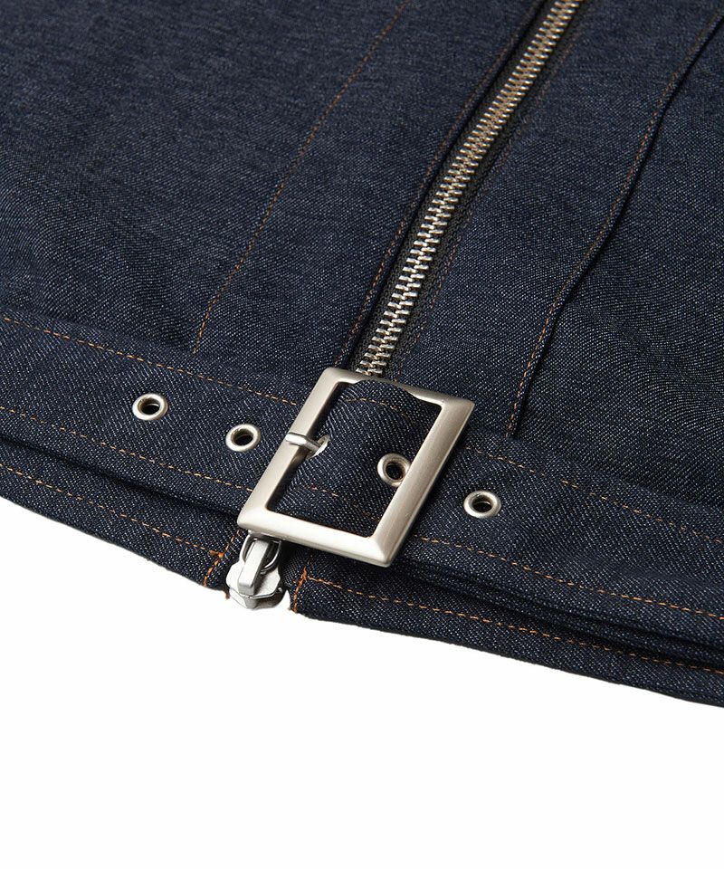 70%OFF【NO ID.(ノーアイディー)】ｼﾝｸﾞﾙﾗｲﾀﾞｰｽﾃﾞﾆﾑJKT ジャケット