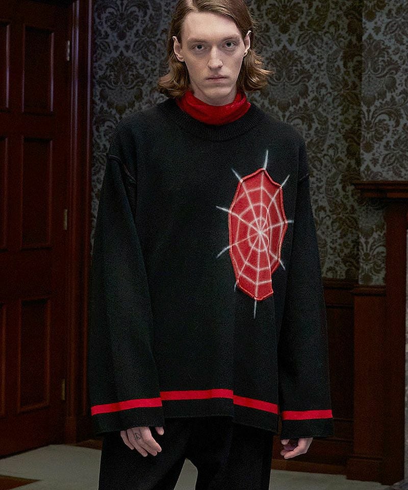 60%OFF【TENDER PERSON(テンダーパーソン)】SPIDER KNIT PULLOVER 