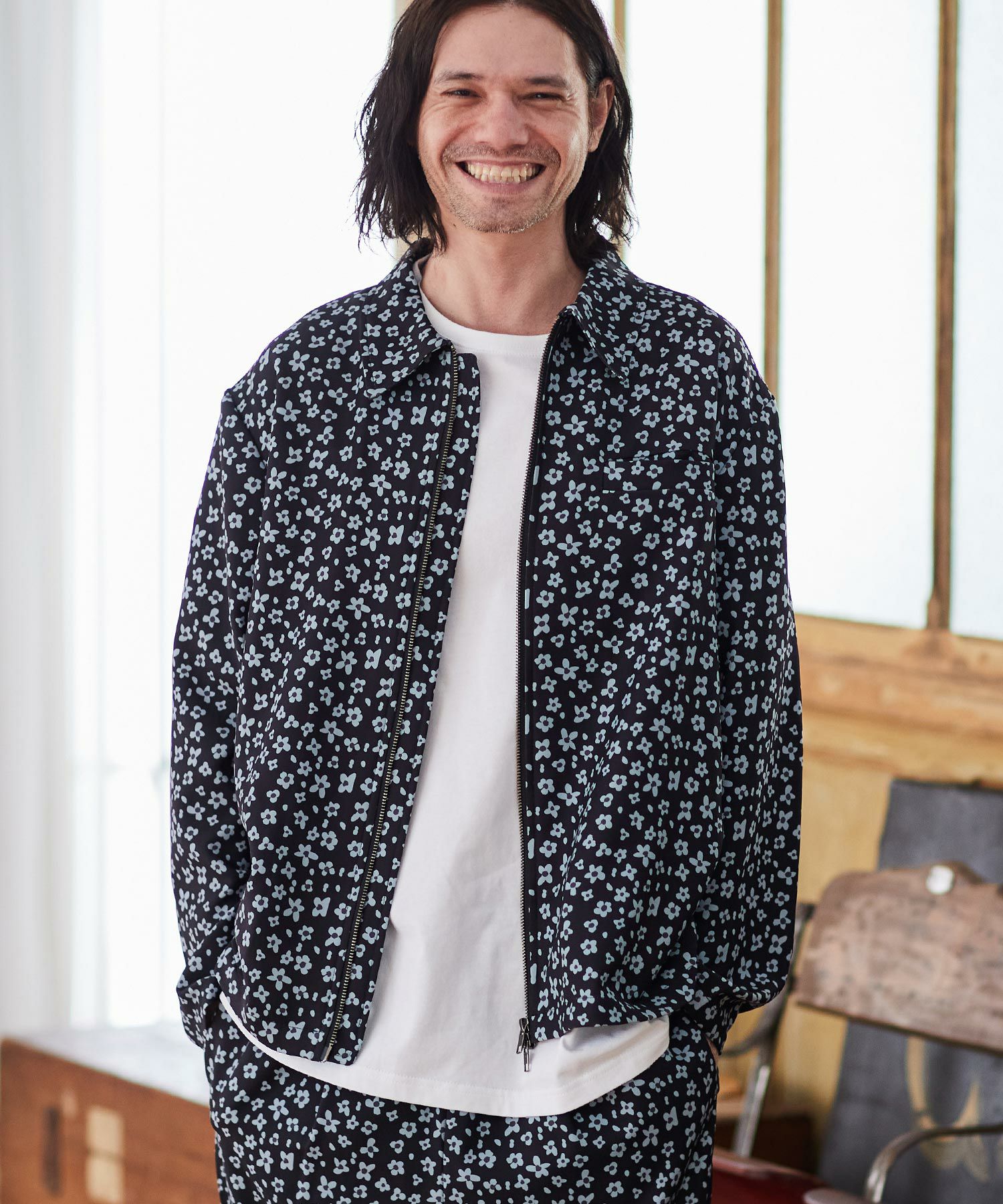 70%OFF【CAMBIO(カンビオ)】フラワーレオパードprintedジャケット