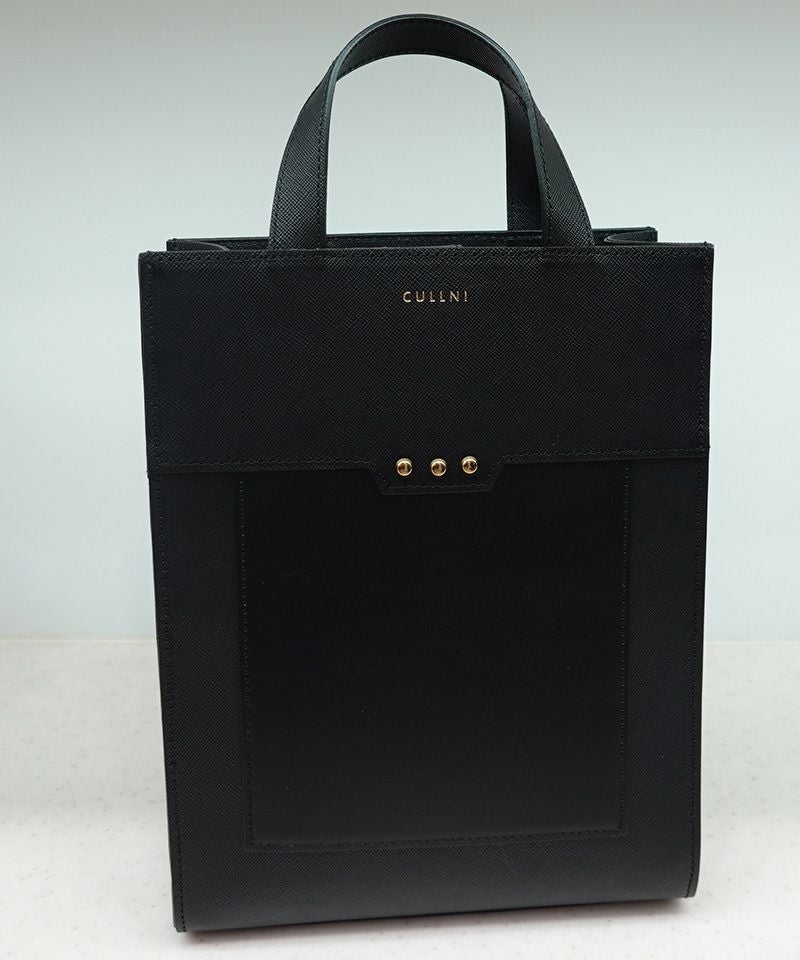 30%OFF【CULLNI(クルニ)】 Leather vertical mini tote bag トート 