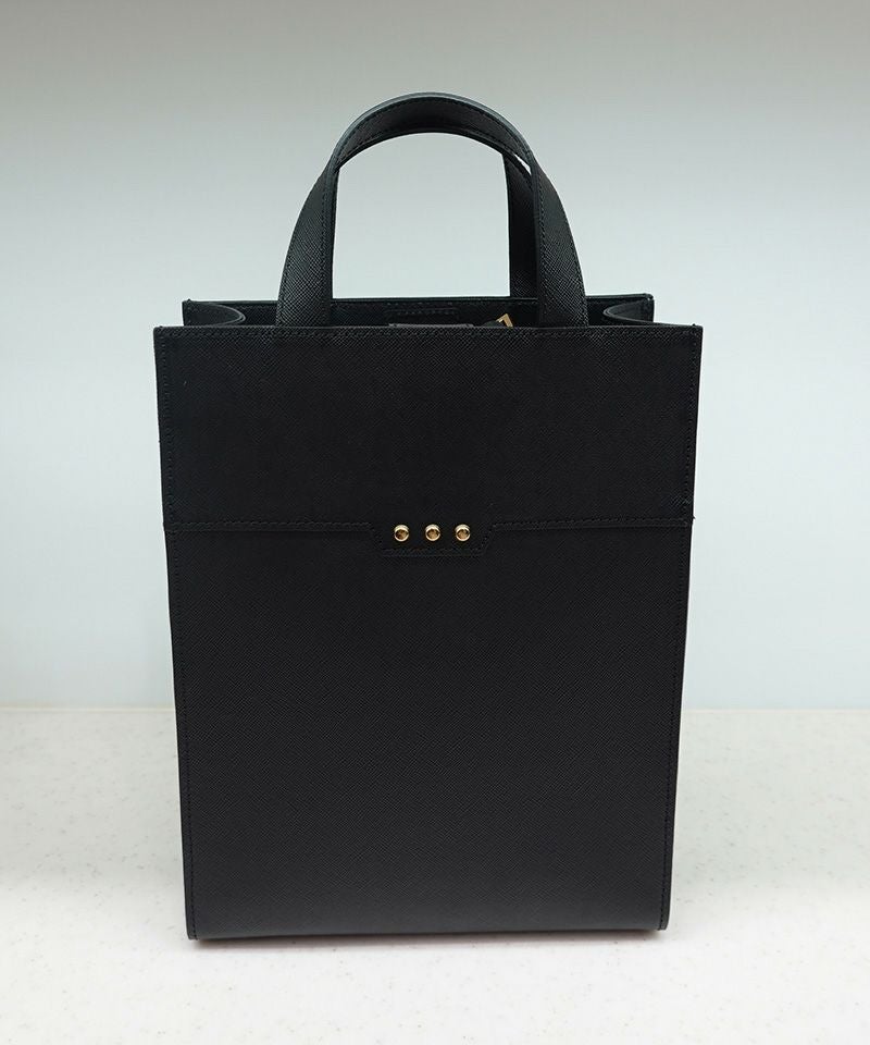 CULLNI(クルニ)】 Leather vertical mini tote bag トートバッグ(BG