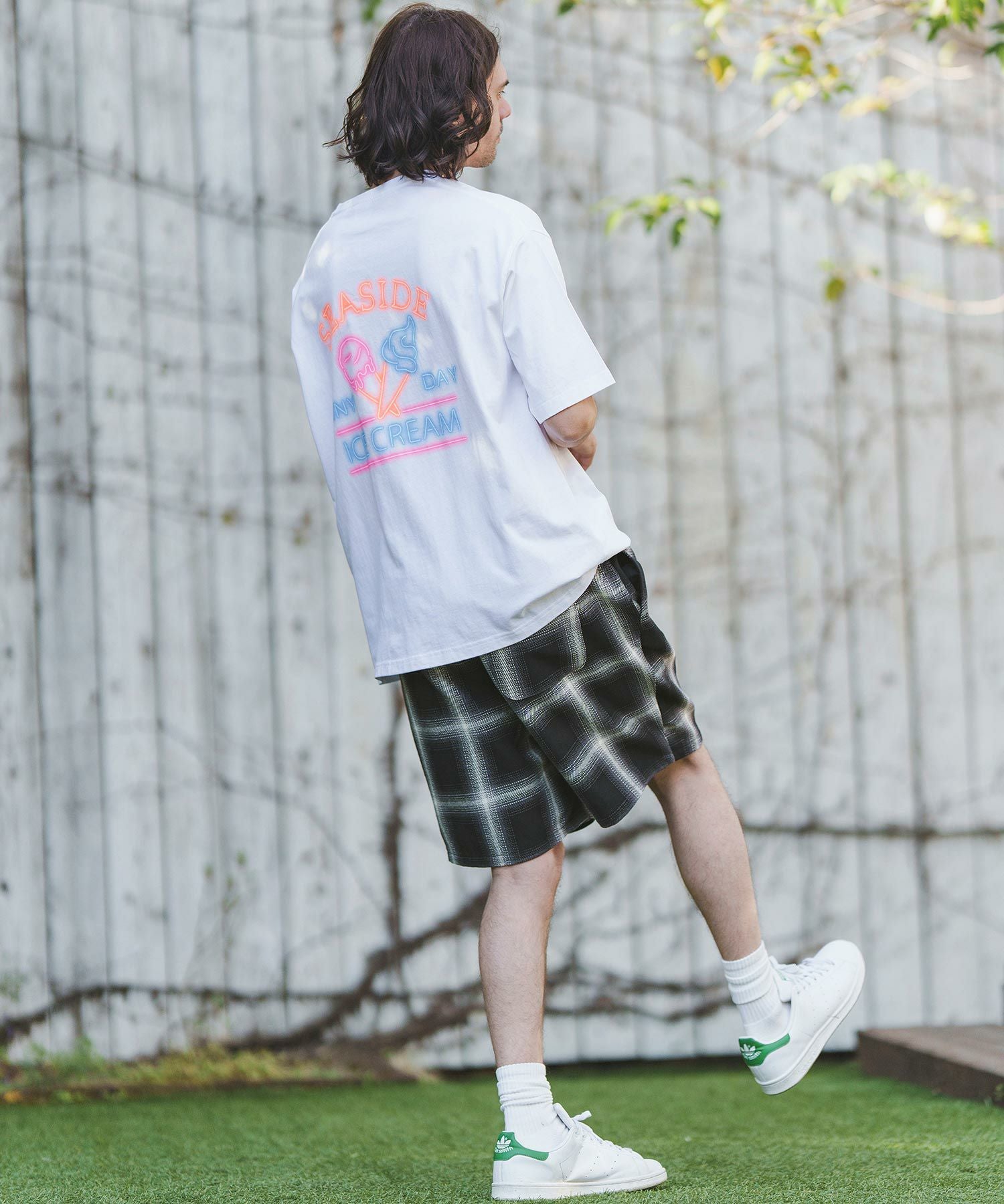 shéller 完売 レザーチェックショートパンツ 75%OFF【CAMBIO(カンビオ)】オンブレチェックショートパンツ(CAM